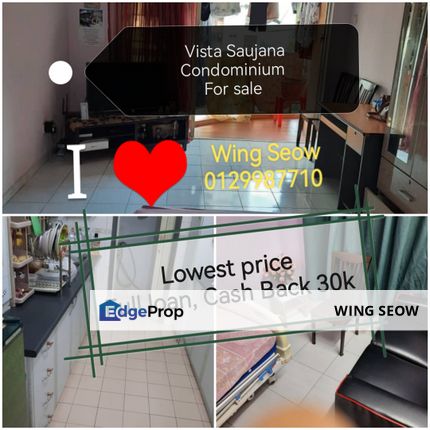 Cheapest Price Vista saujana condominium wangsa Permai kepong Aman Puri 100% Loan 1k booking, Selangor, Kepong