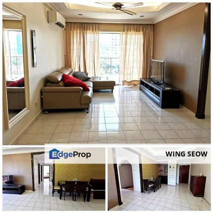 Fully renovated Menara menjalara Condominium for sale Big unit Furnished Mid floor Free hold kepong Desa park, Kuala Lumpur, Bandar Menjalara