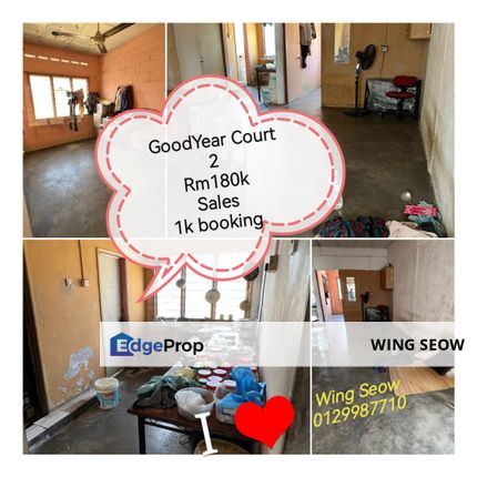 Block O Goodyear court 2 for sale 1k Booking 100% loan cash back subang Jaya, Selangor, USJ