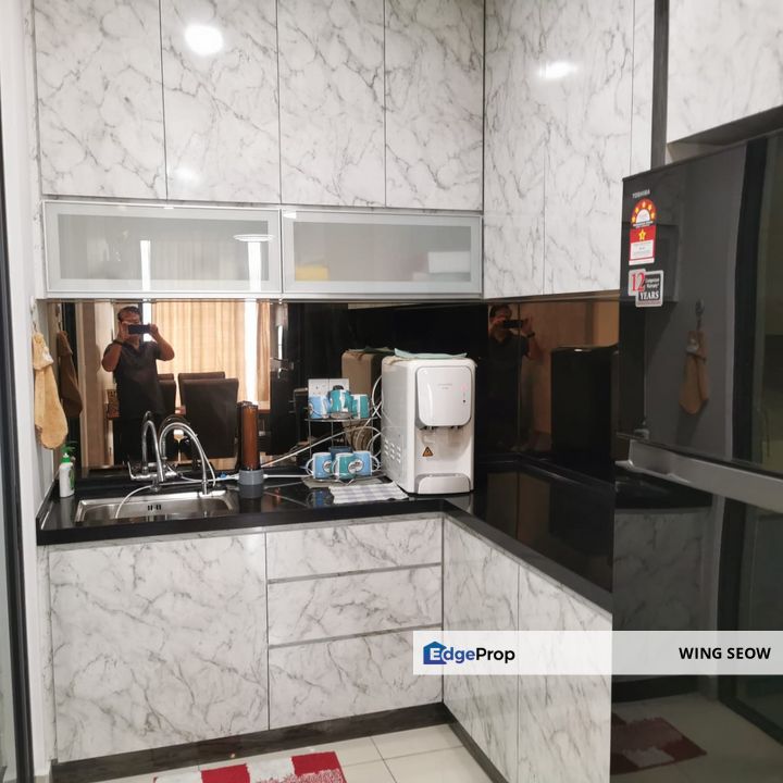 Lakepark residence Selayang Fully furnished Genting view 1125 sqft KL 2 parking lot ready move in Superb cozy and nice, Selangor, Selayang