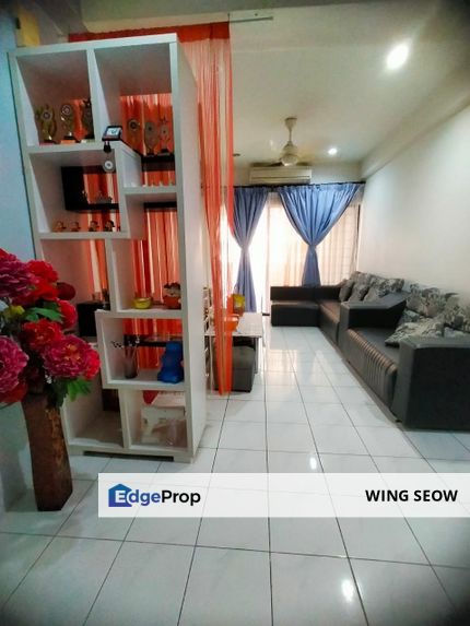 Prima saujana Mid floor partial furnished Kepong wangsa Permai nice and cozy ready move in / Kip/ Vista saujana, Kuala Lumpur, Kepong