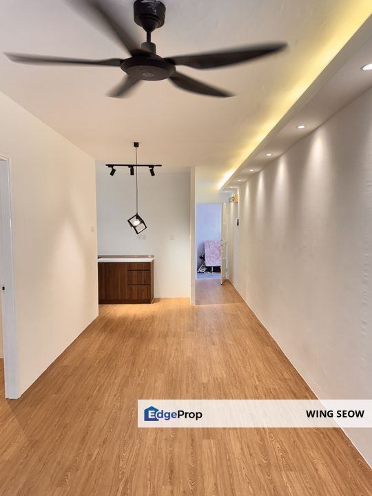 Low cost flat Brand new renovated harmoni apartment damansara damai low deposit 1 k booking 100% loan, Selangor, Damansara Damai