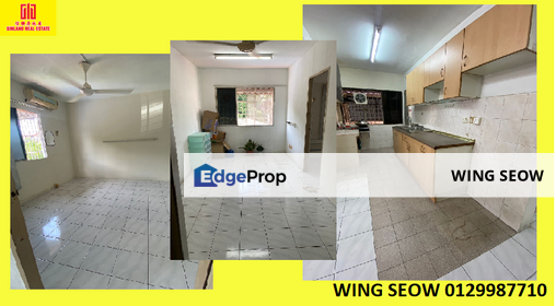 Lestari Apartment Block G 1st floor Nice and cozy Full loan cash back Ready viewing Full tiles renovated, Selangor, Damansara Damai