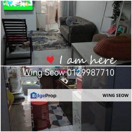Desa Satu Apartment Freehold Strata ready Renovated full tiles Kepong Below Market Aman puri, Selangor, Kepong
