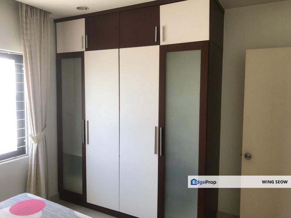 Fully furnished rent @ Sri Putramas 1 Condominium @ Jalan Kuching / jalan Ipoh Kepong KL Pool view Kitchen cabinet, Kuala Lumpur, Dutamas