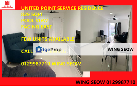 United Point Service Residence @ North Kiara Segambut Kepong KL For sale Below Market Low floor Pool view Freehold Strata, Kuala Lumpur, Segambut