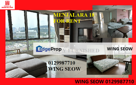 Menjalara 18 condominiun For rent @ bandar menjalara kepong KL desa park Fully furnished ready move in Kl view, Kuala Lumpur, Bandar Menjalara