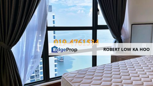 Seaview and Swimming Pool View : QUEENS RESIDENCES in Sungai Nibong ( For Rent ), Penang, Sungai Nibong