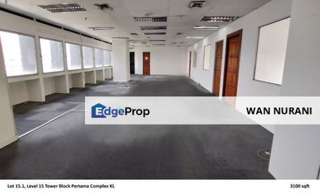 Office at Pertama Complex Kuala Lumpur For Rent, Kuala Lumpur, KL City