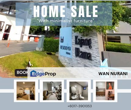 Residensi PR1MA Kajang Utama, Kajang For Sale FULLY FURNISHED, Selangor, Kajang