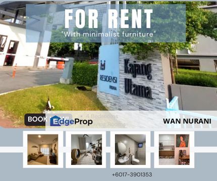 Residensi PR1MA Kajang Utama, Kajang, Selangor For rent Fully Furnished, Selangor, Kajang