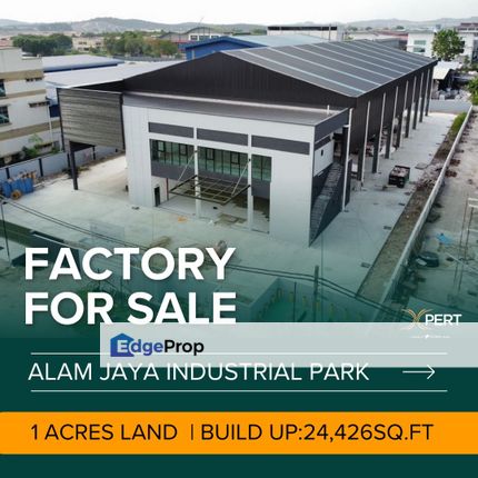 Taman Industria Alam Jaya Puncak Alam 1 Acres with Office, Selangor, Kuala Selangor