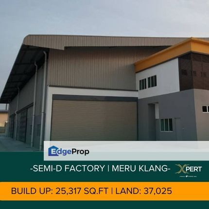 South Meru Industrial Park, Klang, Selangor Semi D Factory, Selangor, Klang