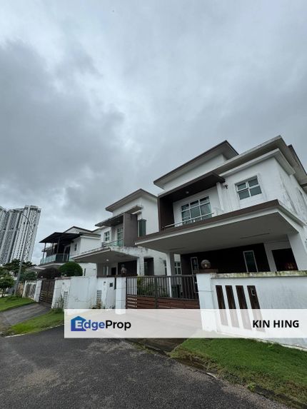 Senibong villa double storey semi de for rent, Johor, Masai