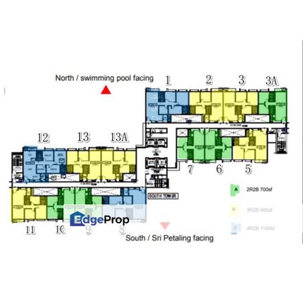 Rm657k 1216 Sqft M OscarSri Petaling, Kuala Lumpur, Bandar Baru Sri Petaling