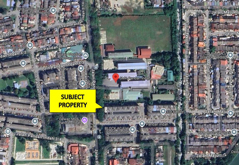 Blok BA, Jalan Pandan Indah