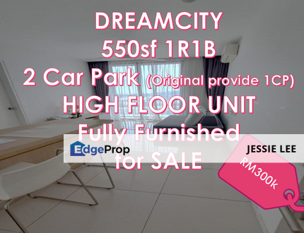 Dreamcity, The Mines, 1 bedroom fully furnished unit, High floor and 2 Car Park FOR SALE , Selangor, Seri Kembangan