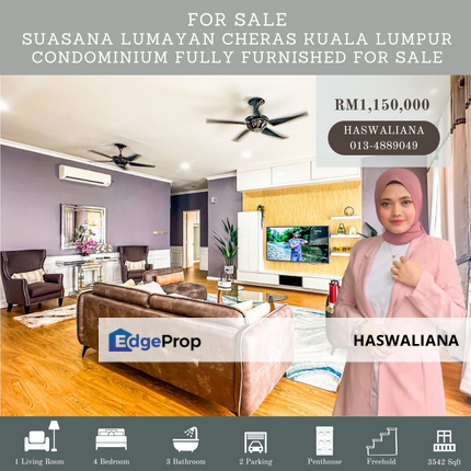 Suasana Lumayan Cheras Kuala Lumpur Condominium Fully Furnished For Sale, Kuala Lumpur, Cheras