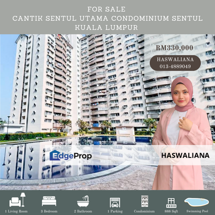 Sentul Utama Condominium Sentul Kuala Lumpur For Sale Beautiful, Kuala Lumpur, Sentul