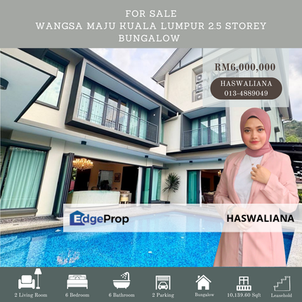 Wangsa Maju Kuala Lumpur 2.5 Storey Bungalow For Sale, Kuala Lumpur, Wangsa Maju