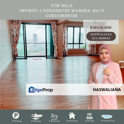 Infiniti 3 Residences Wangsa Maju Kuala Lumpur Condominium For Sale , Kuala Lumpur, Wangsa Maju