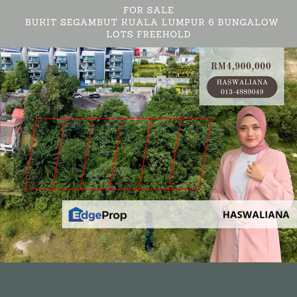 Bukit Segambut Kuala Lumpur 6 Bungalow Lots Freehold For Sale, Kuala Lumpur, Segambut