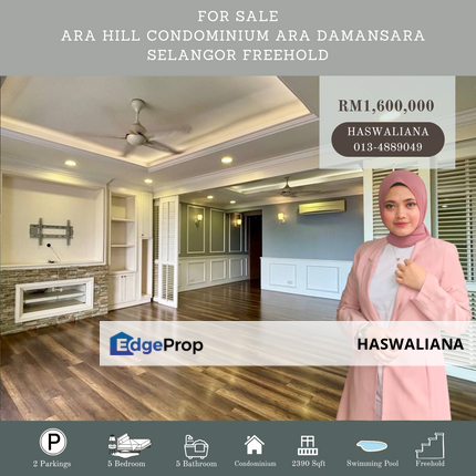 Ara Hill Condominium Ara Damansara Selangor Freehold Fior Sale, Selangor, Ara Damansara