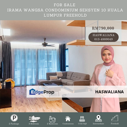 Irama Wangsa Condominium Seksyen 10 Kuala Lumpur Freehold, Kuala Lumpur, Setapak