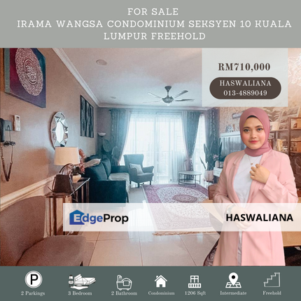 Irama Wangsa Condominium Seksyen 10 Kuala Lumpur Freehold For Sale, Kuala Lumpur, Setapak