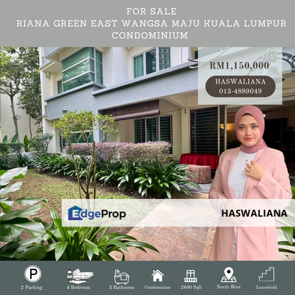 Riana Green East Wangsa Maju Kuala Lumpur Condominium For Sale , Kuala Lumpur, Wangsa Maju