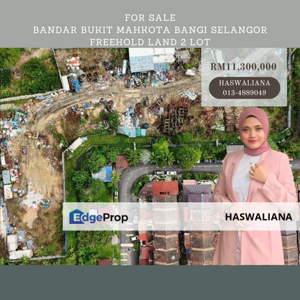 Bandar Bukit Mahkota Bangi Selangor Freehold Land For Sale , Selangor, Bangi