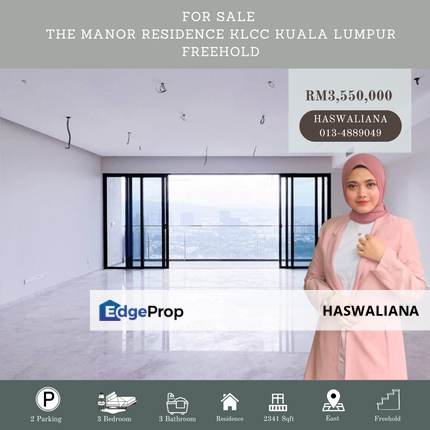 The Manor Residence KLCC Kuala Lumpur Freehold For Sale , Kuala Lumpur, KLCC