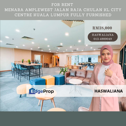 Menara Amplewest Jalan Raja Chulan KL City Centre Kuala Lumpur Fully Furnished For Rent, Kuala Lumpur, KL City