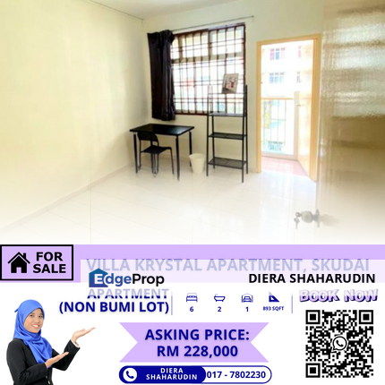 (Renovate to 6 Rooms) VILLA KRYSTAL SKUDAI, Johor, Skudai