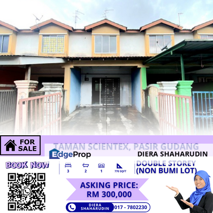 (NON BUMI LOT) JLN KENARI, TAMAN SCIENTEX, Johor, Pasir Gudang