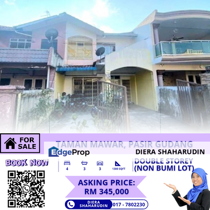 (NON BUMI LOT) TAMAN MAWAR, PASIR GUDANG, Johor, Pasir Gudang