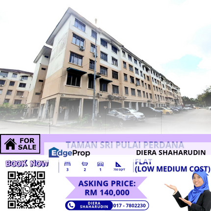 FLAT TAMAN SRI PULAI PERDANA, SKUDAI, JOHOR, Johor, Skudai