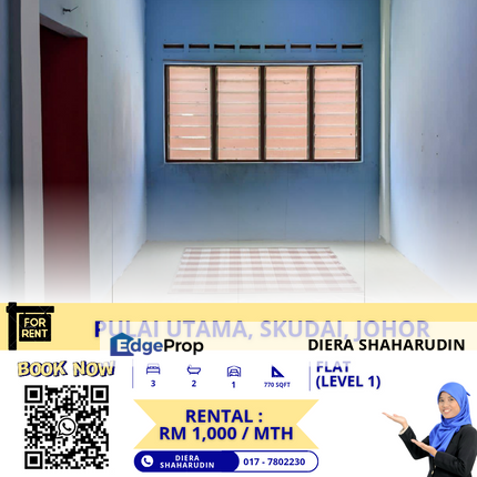 FLAT TAMAN PULAI UTAMA, SKUDAI, JOHOR, Johor, Skudai