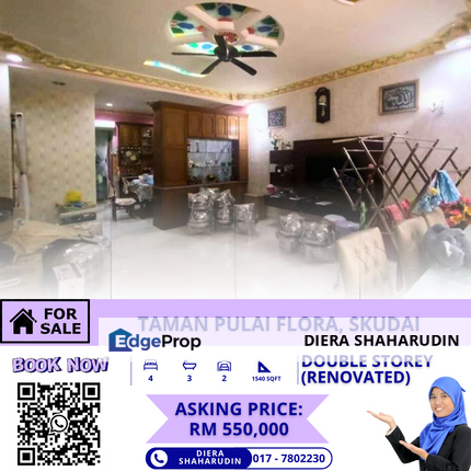 (RENOVATE UNIT) TAMAN PULAI FLORA, SKUDAI, JOHOR, Johor, Skudai