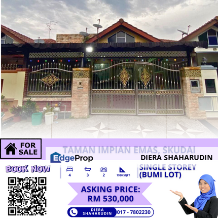 TAMAN IMPIAN EMAS, SKUDAI, JOHOR, Johor, Skudai