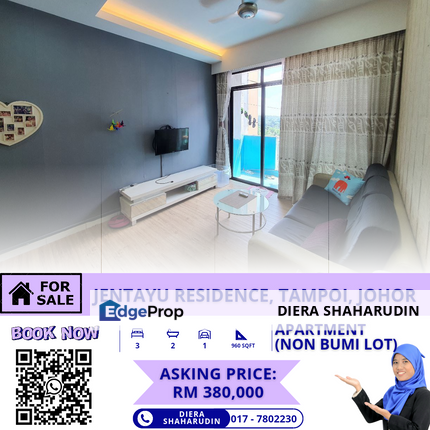 (NON BUMI)  JENTAYU RESIDENCY, TAMPOI, JOHOR, Johor, Tampoi