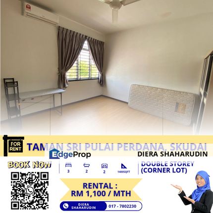 (CORNER LOT) TAMAN SRI PULAI PERDANA, SKUDAI, Johor, Skudai