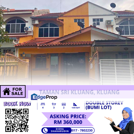 (RENOVATED) TAMAN SRI KLUANG, KLUANG, JOHOR, Johor, Kluang