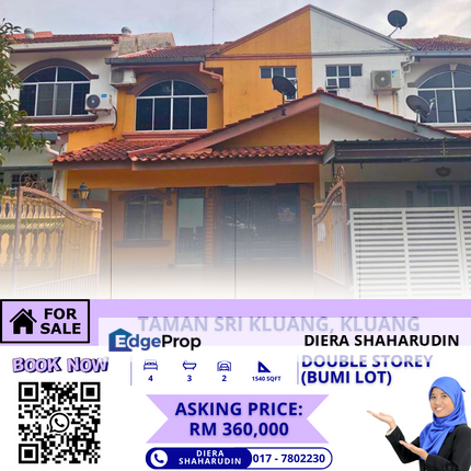 (RENOVATED) TAMAN SRI KLUANG, KLUANG, JOHOR, Johor, Kluang