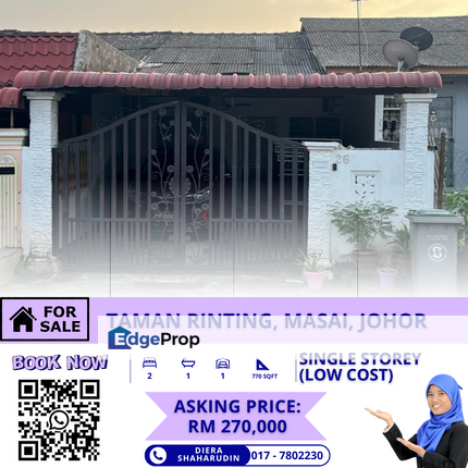 (BELOW MV!) JALAN GELAM, TAMAN RINTING, MASAI, Johor, Masai