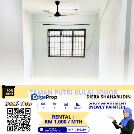 (READY TO MOVE IN) LAVENDER PARK, TAMAN PUTRI KULAI, JOHOR, Johor, Kulai