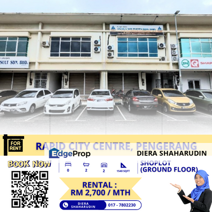 (FACING MAIN ROAD) RAPID CITY CENTRE, PENGERANG, Johor, Kota Tinggi