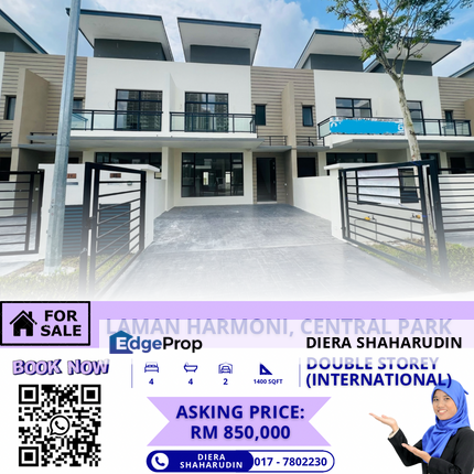 (INTERNATIONAL LOT) LAMAN HARMONI, CENTRAL PARK, Johor, Johor Bahru