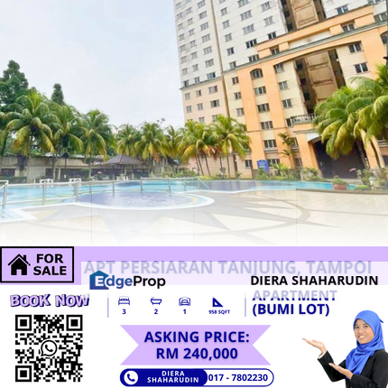 (BELOW MV) APARTMENT PERSIARAN TANJUNG, TAMPOI, Johor, Johor Bahru