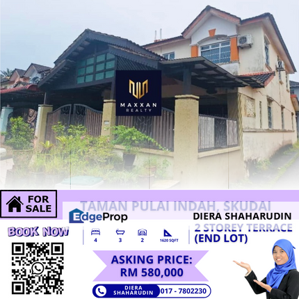 (NON BUMI) END LOT TAMAN PULAI INDAH, SKUDAI, Johor, Skudai
